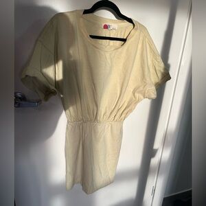 Free People Beach Mini Dress Light Green Size L